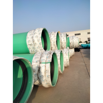 Tuyaux de drainage des eaux usées en PVC-UH à joint creux